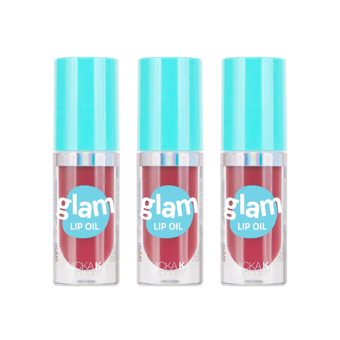 NICKA K NEW YORK Glam Lip Oil, Long Lasting, Tinted Lip Gloss, Nourihes, Hydrates, Jumbo Applicator, Natural Glossy Tint for Ultimate Effect Beauty & Personal Care NICKA K NEW YORK