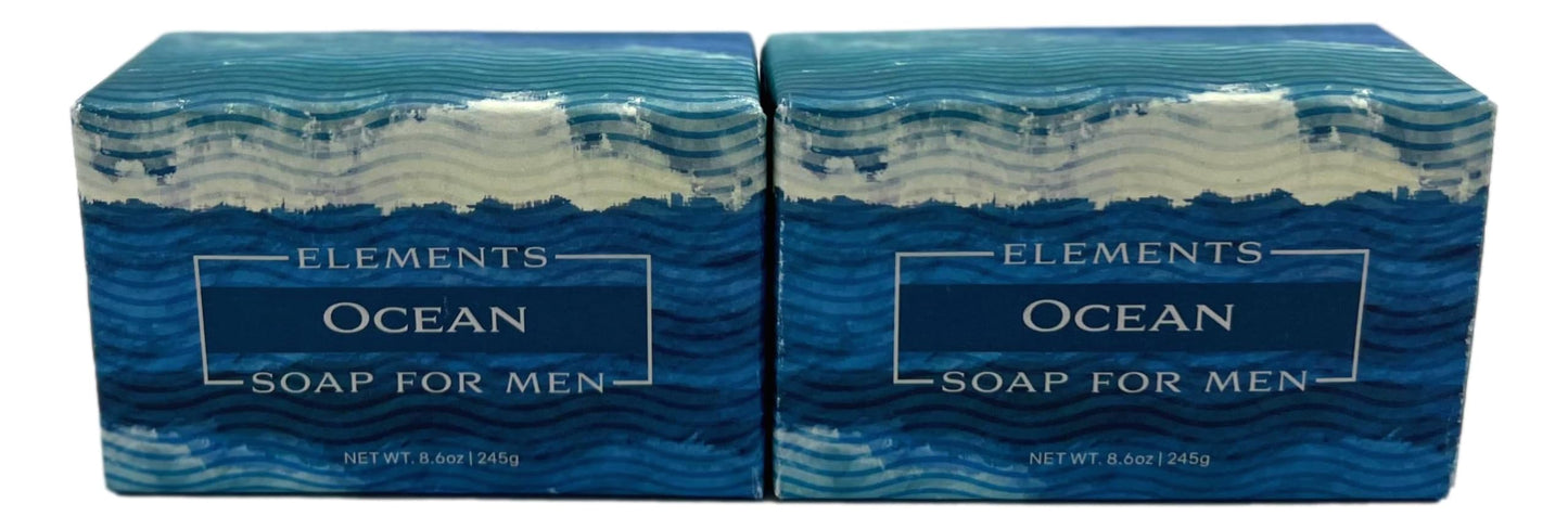 Greenwich Bay Trading Co. Elements Ocean Soap for Men, 8.6 oz Bars, Set of 2 Beauty & Personal Care Greenwich Bay