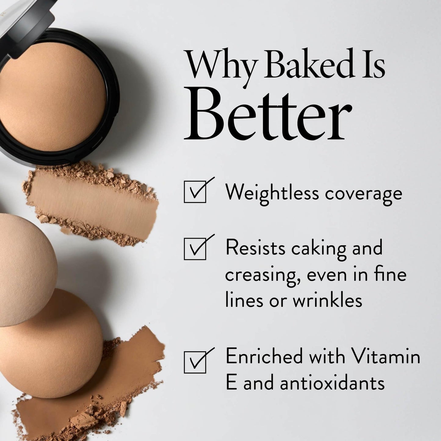 LAURA GELLER NEW YORK Baked Double Take Powder Foundation - Longwear Buildable Medium to Full Coverage - Matte Finish - Non-Caking Formula- Handmade Beauty and Personal Care LAURA GELLER NEW YORK