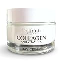 Delfanti-Milano • COLLAGEN and VITAMIN C • Illuminating Day Cream • Face and Neck Moisturizer with pure Hyaluronic Acid • Made in Italy • 1.7 oz Beauty & Personal Care Delfanti-Milano