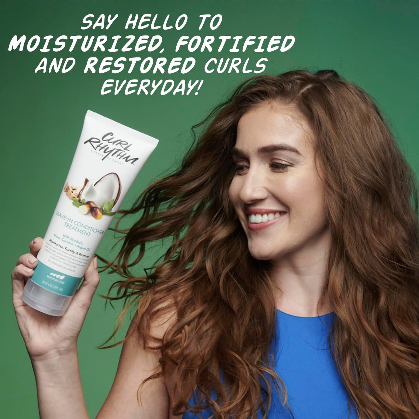 Curl Rhythm Leave-in Conditioner Treatment - Leave-in Conditioner for Curly Hair - Hair Conditioner with Shea, Coconut, and Argan Oil - 10 oz Beauty & Personal Care Curl Rhythm