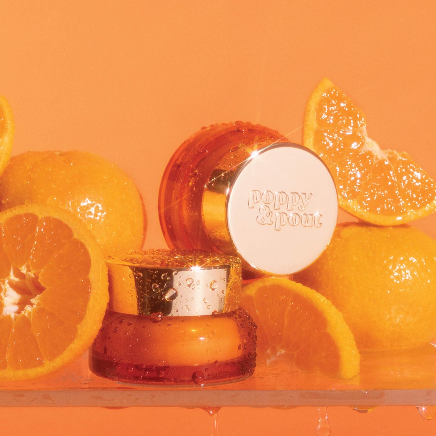 Poppy & Pout Orange Blossom Overnight Lip Mask - Nourishing Lip Moisturizer with Shea Butter & Beeswax - Cruelty Free, Recyclable Glass Jar (0.65 oz) Beauty & Personal Care Poppy & Pout