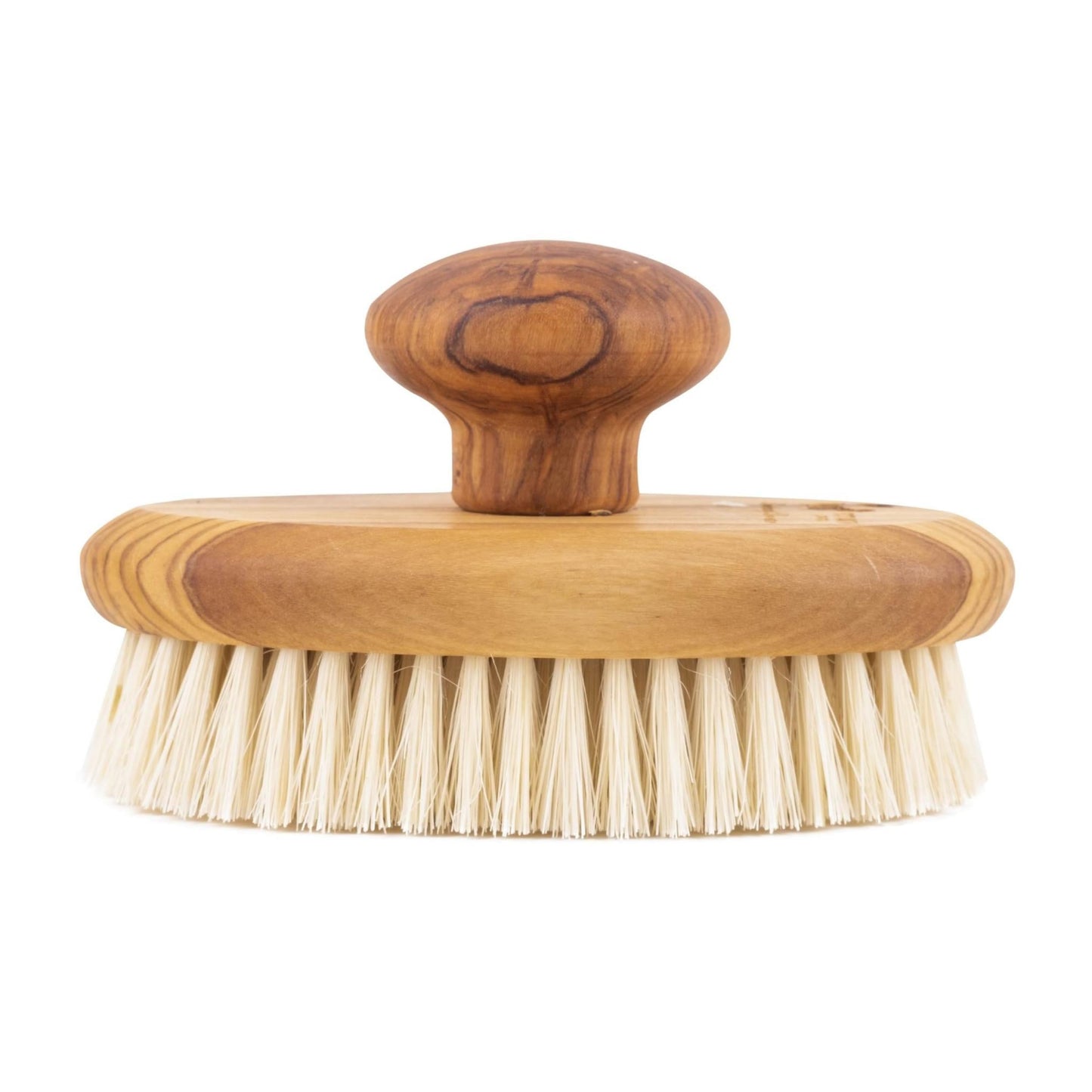 Eco Bath London Natural Sisal Olive Wood Hand Brush - Luxury Body Brush for Dry Brushing and Exfoliation, Premium Olive Wood Sisal Brush Beauty and Personal Care Eco Bath London