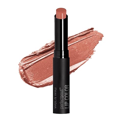 wet n wild Perfect Pout Lipstick, Orange Red Bare Your Soul, Vegan | Gluten-Free | Cruelty-Free | Lip Color Beauty & Personal Care wet n wild