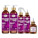 Difeel Pomegranate & Manuka Honey Shampoo & Conditioner 5-PC Set - Includes 33.8oz Shampoo, 33.8oz Conditioner, 8oz Leave in Spray, 8oz Hair Oil Beauty & Personal Care Difeel