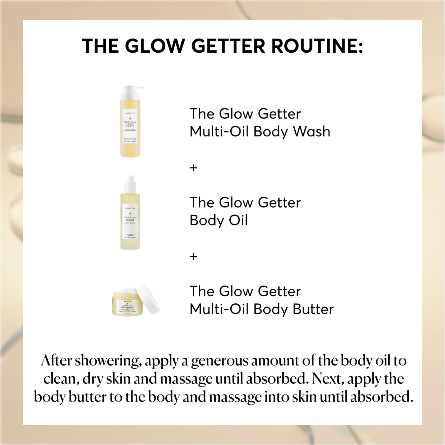 Naturium The Glow Getter Body Oil, Multi-Oil for Intense Nourishment, Hydrating & Moisturizing Formula, Vegan & Cruelty-Free, 3.4 oz Beauty & Personal Care Naturium