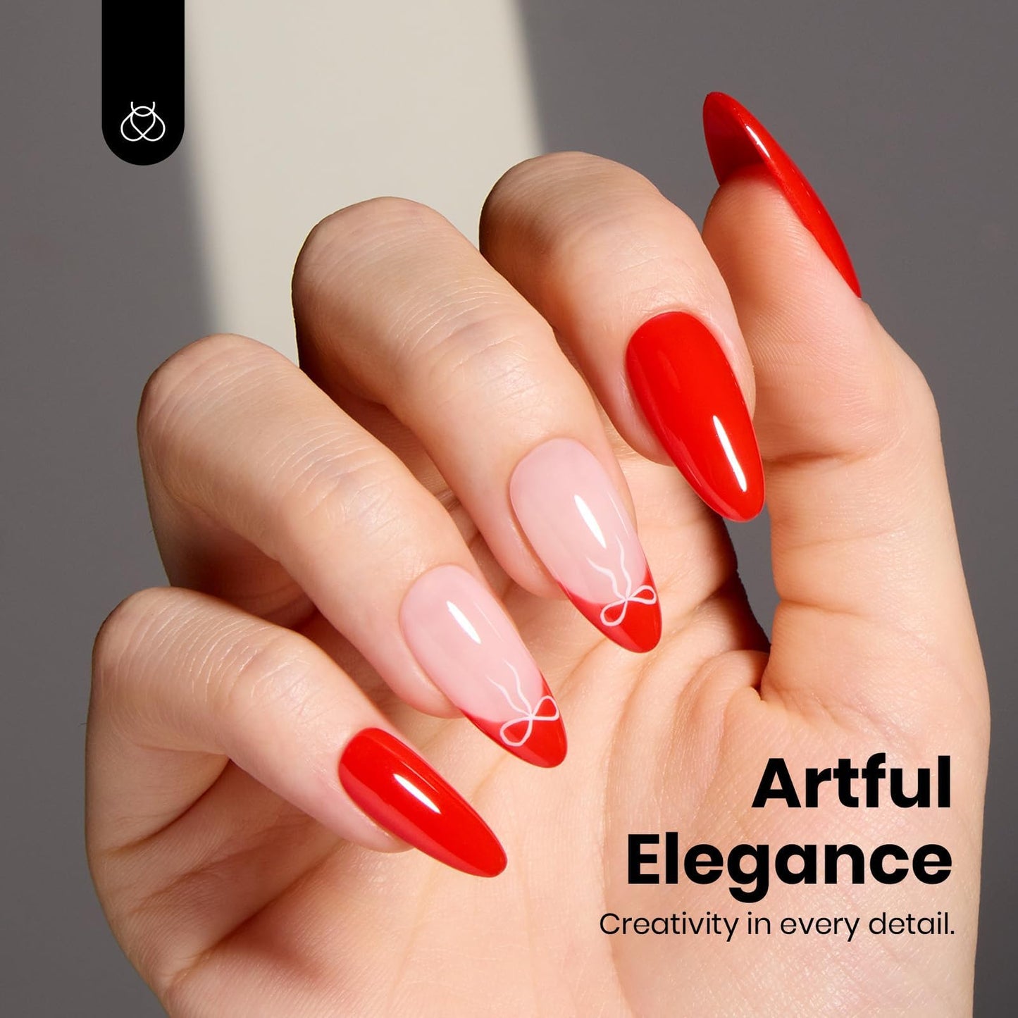 Beetles Red Gel Nail Polish - Gel Polish HEMA-Free Classic Red Color Soak Off Uv LED Nail Lamp 15ML Full Size DIY Home Manicure Salon for Women Beauty and Personal Care beetles Gel Polish
