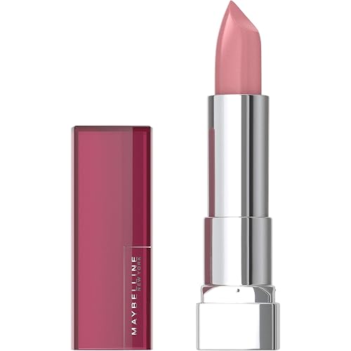 Maybelline Color Sensational Lipstick, Lip Makeup, Cream Finish, Hydrating Lipstick, Born With It, Nude Pink ,1 Count Beauty & Personal Care MAYBELLINE
