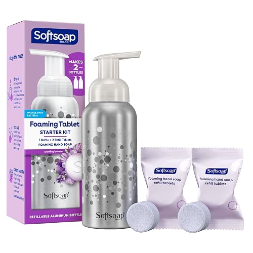 Softsoap Hand Soap Tablets Sparkling Lavender, Starter Kit with Pump and 2 Tabs Beauty & Personal Care Softsoap