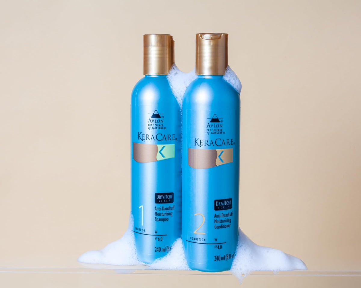 KeraCare Dry & Itchy Moisturizing Conditioner 8 oz - With Flax Seed Extract, Coconut Oil and Aloe Leaf Juice - Effective Against Dandruff, Seborrheic Beauty & Personal Care KeraCare
