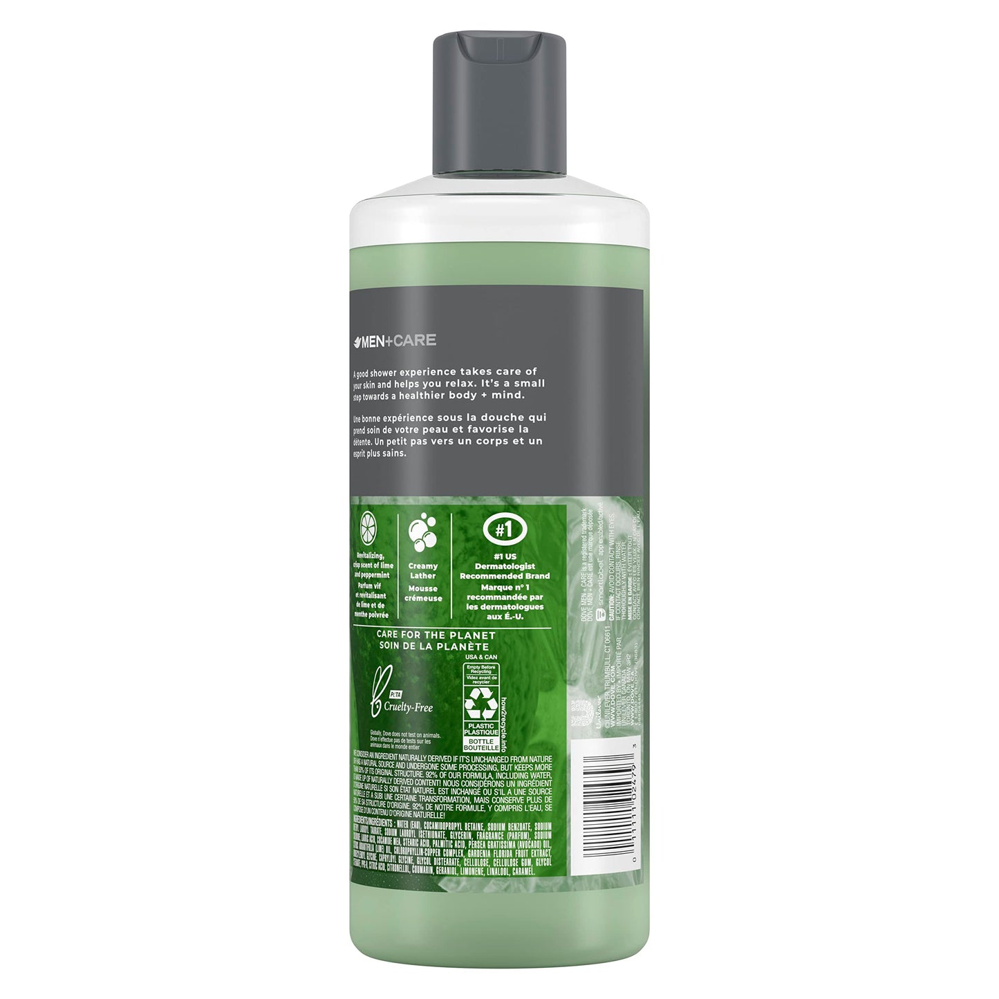 Dove Men+Care Lime + Avocado Oil Body Wash, 18 Fl Oz (532 mL) Beauty & Personal Care Dove