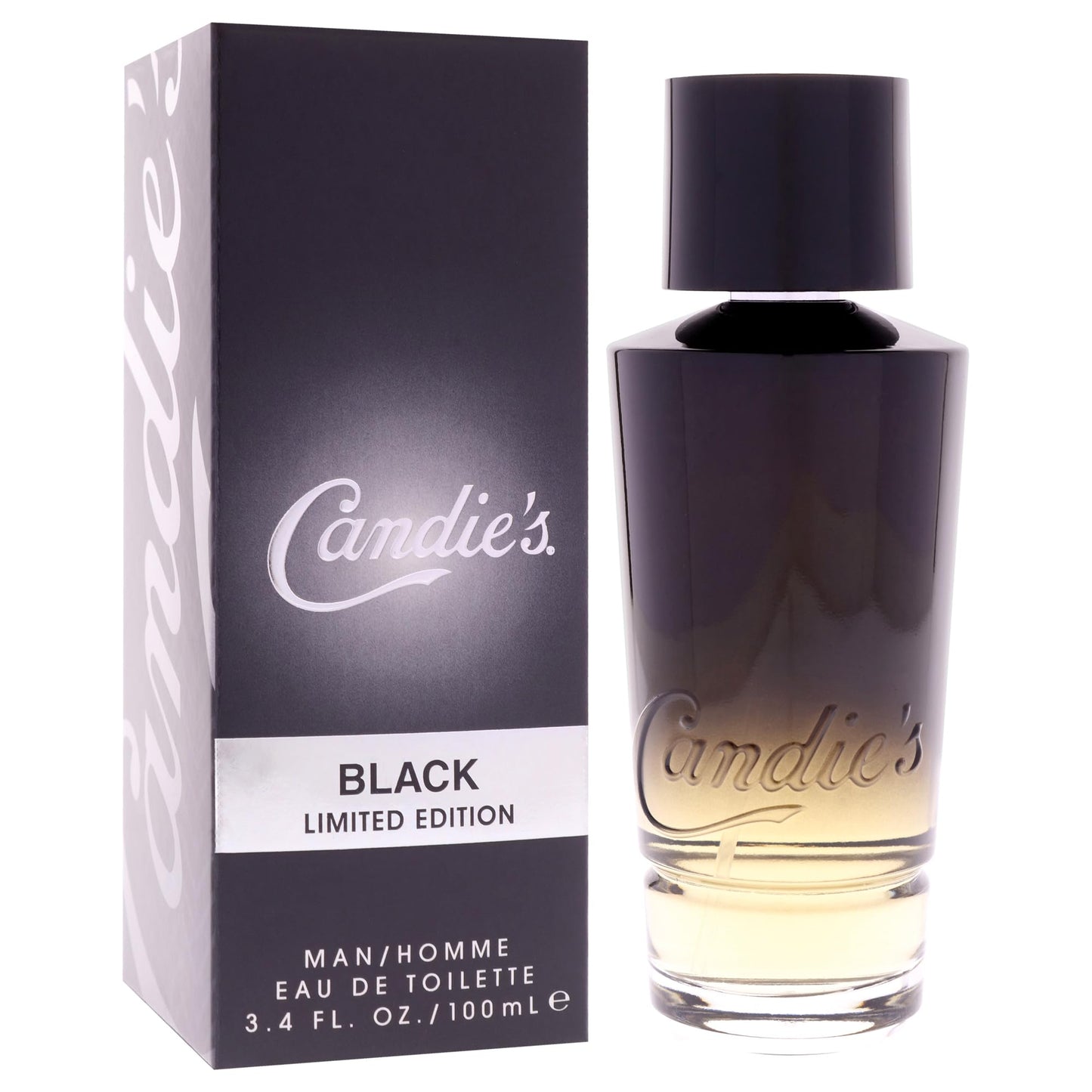 CANDIE'S Black For Him Eau de Toilette - Long-Lasting Cologne for Men, Sweet Masculine Scent, Strong Body Spray, Ideal for Daily Wear, Lasts All Day Beauty & Personal Care CANDIE'S