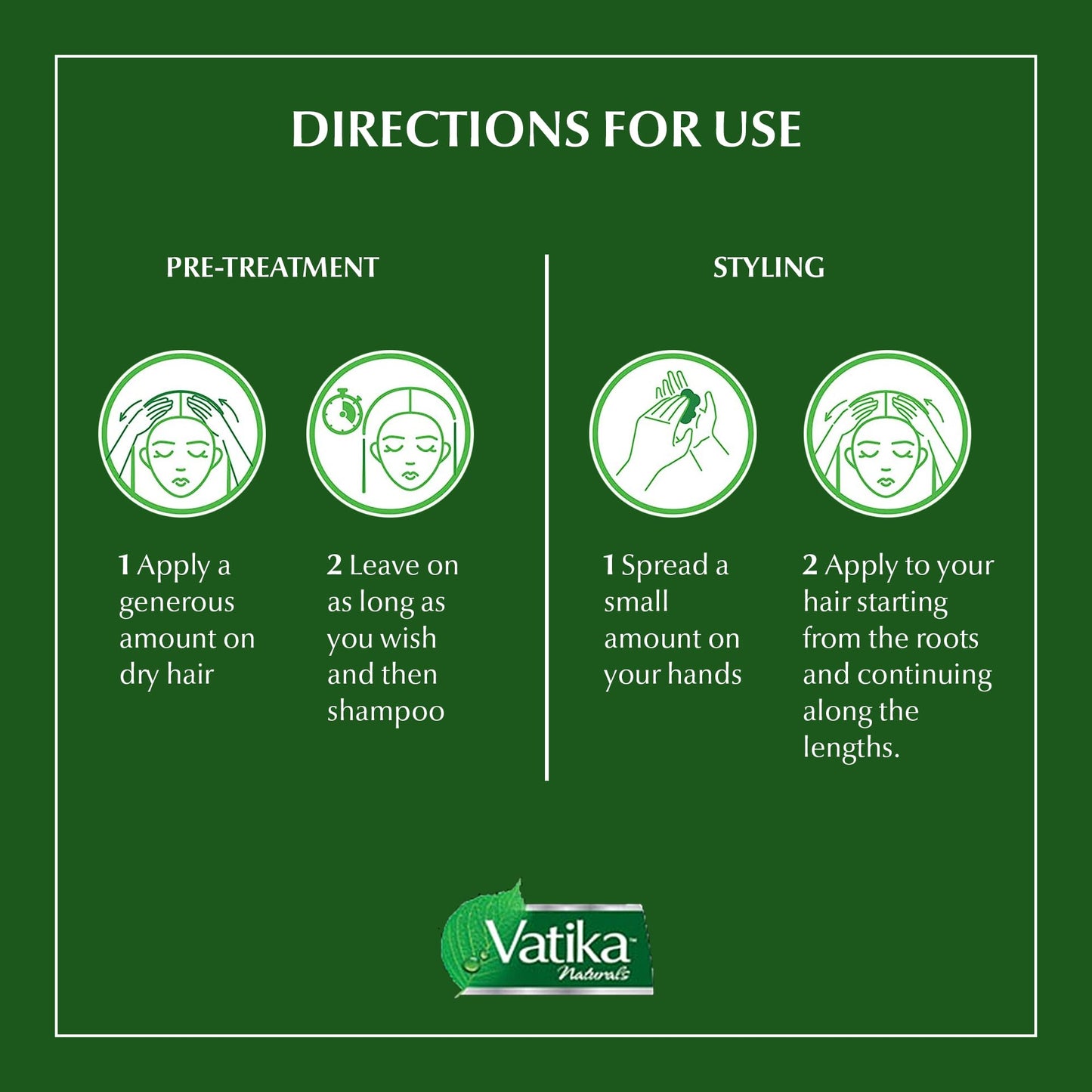 Dabur Vatika Naturals Styling Hair Cream - Henna, 4.7-Fluid Ounce Beauty & Personal Care Vatika Naturals
