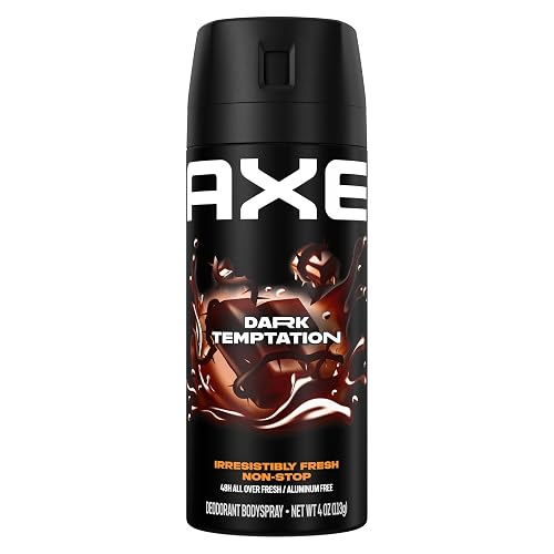 AXE Body Spray Deodorant Dark Temptation for Long Lasting Odor Protection Deodorant for Men Formulated Without Aluminum 4.0 oz Beauty & Personal Care AXE