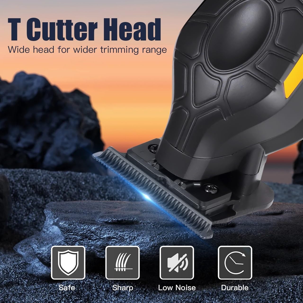 QDKVTNDJZ Hair Clippers for Men, Electric Carving Push Trimmer Bald Hairdressing Salon Haircut Machine 0 Blade Head(Gold) Beauty and Personal Care QDKVTNDJZ