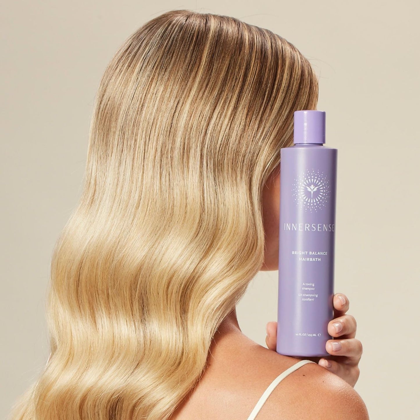 INNERSENSE Organic Beauty - Natural Bright Balance Purple Toning Hairbath | Non-Toxic, Cruelty-Free Haircare (10 fl oz | 295 ml) Beauty & Personal Care INNERSENSE