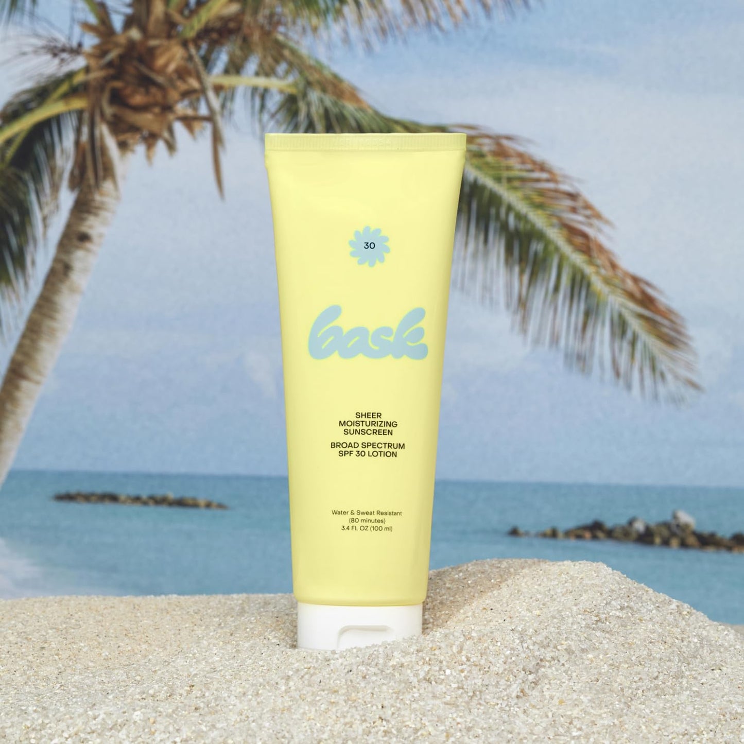 Bask SPF 30 Sheer Moisturizing Sunscreen Lotion - Broad Spectrum UVA/UVB Protection, Dermatologist Recommended, Hydrating, Lightweight & Non-Greasy Beauty & Personal Care Bask