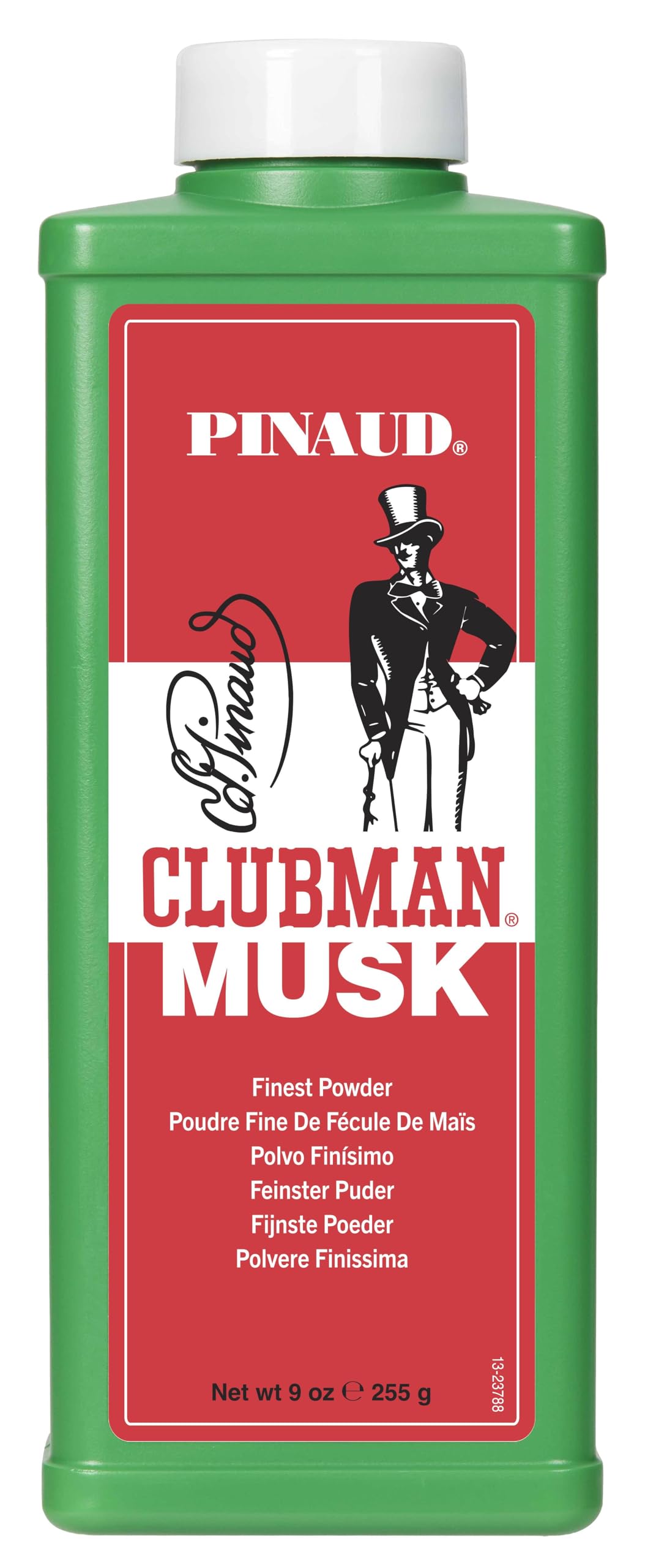 Clubman Lustray Draggon Noir Body Powder for Men - Talcum Body Powder for Sweat & Odor Control, Anti-Chafing, After Shower Grooming, Men's Classic Beauty and Personal Care Clubman