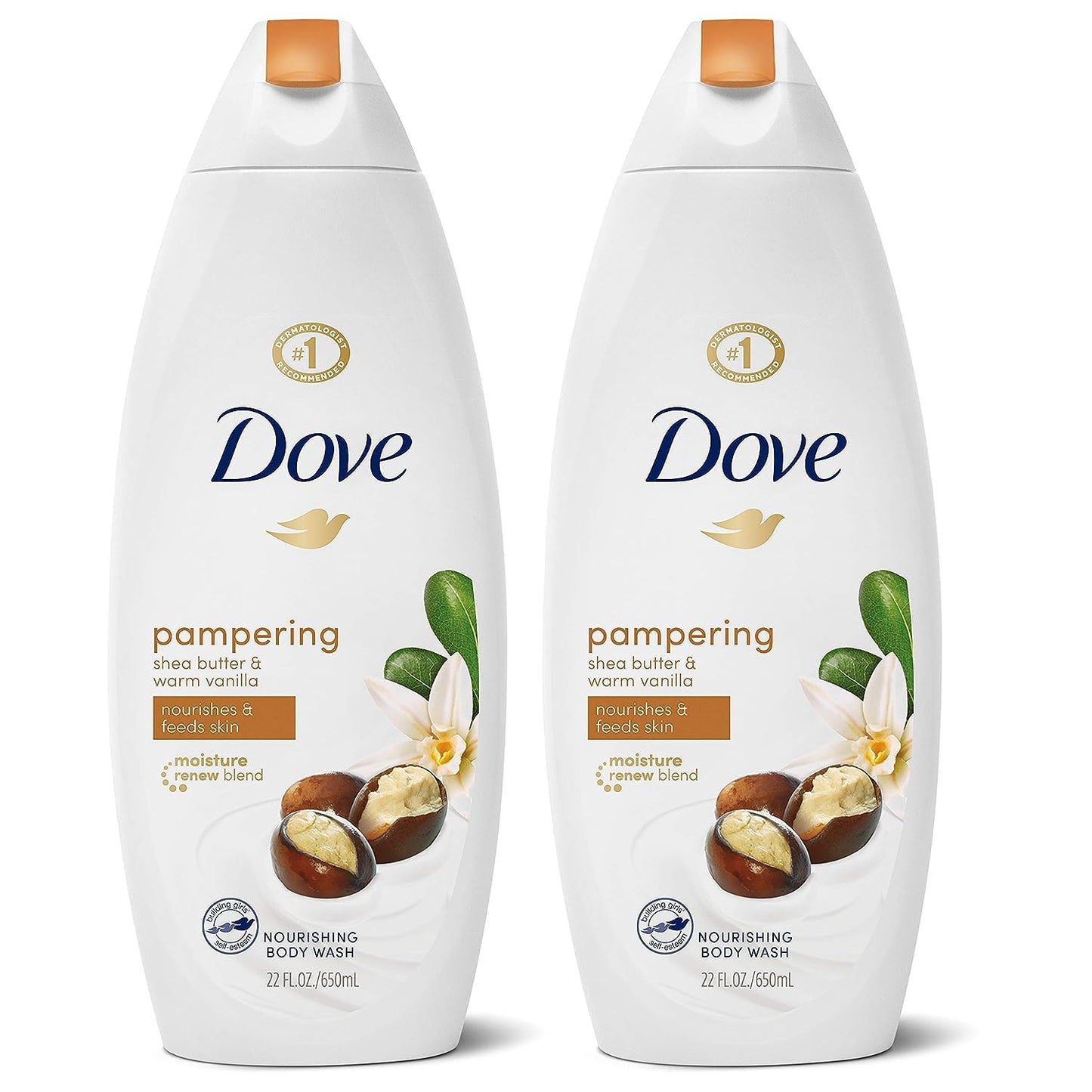 Dove Pampering Body Wash Nourishes & Feeds Skin Shea Butter with Warm Vanilla Effectively Washes Away Bacteria While Nourishing Your Skin 44.0 Fl Oz Beauty & Personal Care Dove