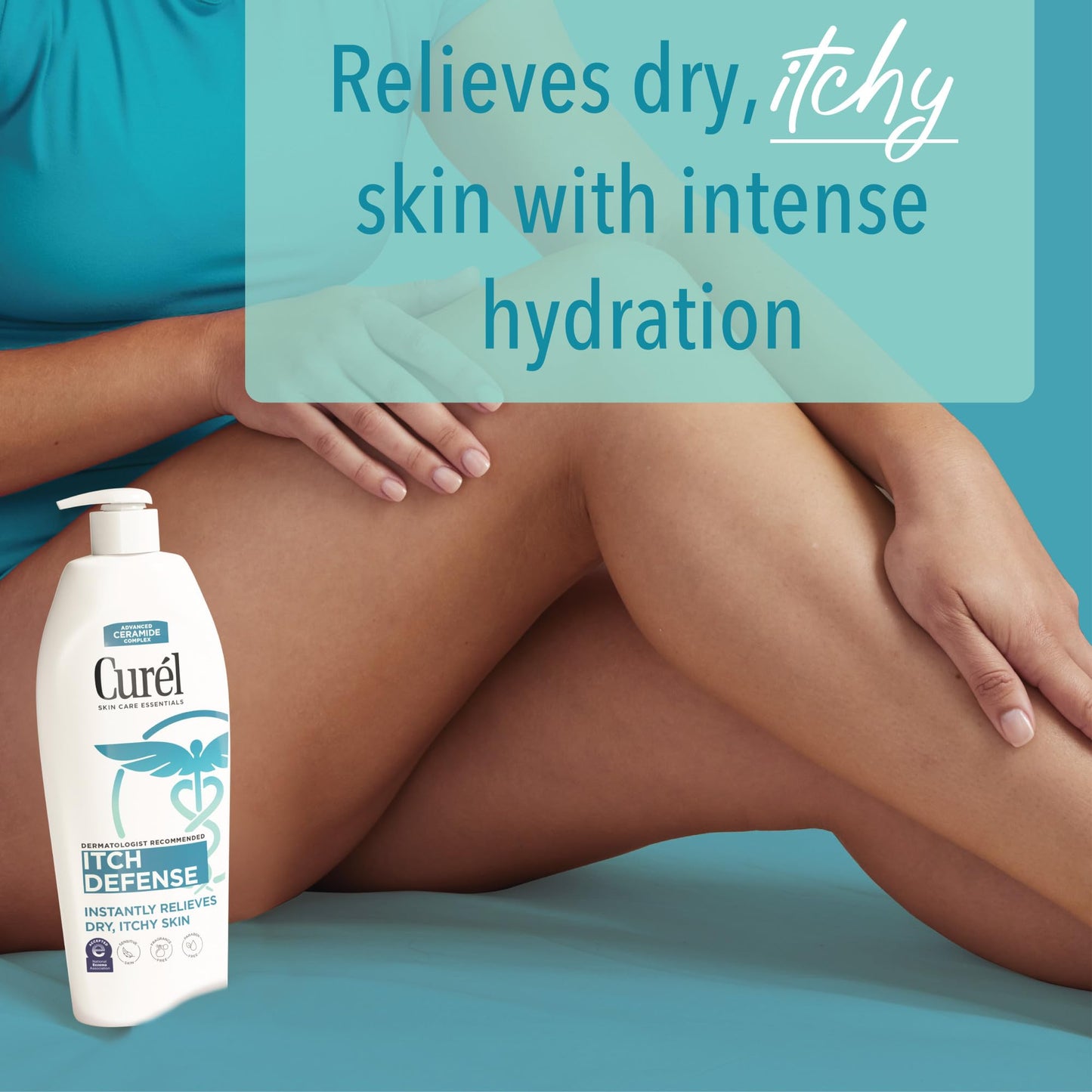 Curel Itch Defense Calming Body Lotion, Moisturizer for Dry, Itchy Skin, Body and Hand Lotion, with Advanced Ceramide Complex, Pro-Vitamin B5, Shea Beauty & Personal Care Curel