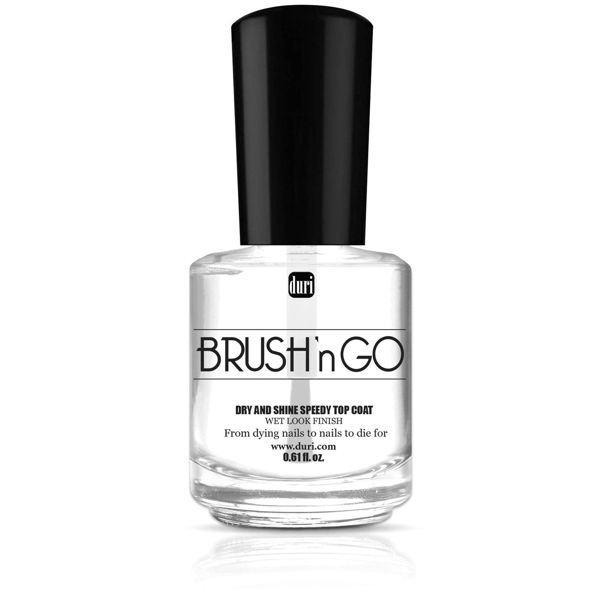 duri Brush'n Go Dry and Shine Speedy Top Coat, Fast Dry Top Coat Nail Polish - 0.45 fl.oz. (pack of 1) Beauty & Personal Care duri