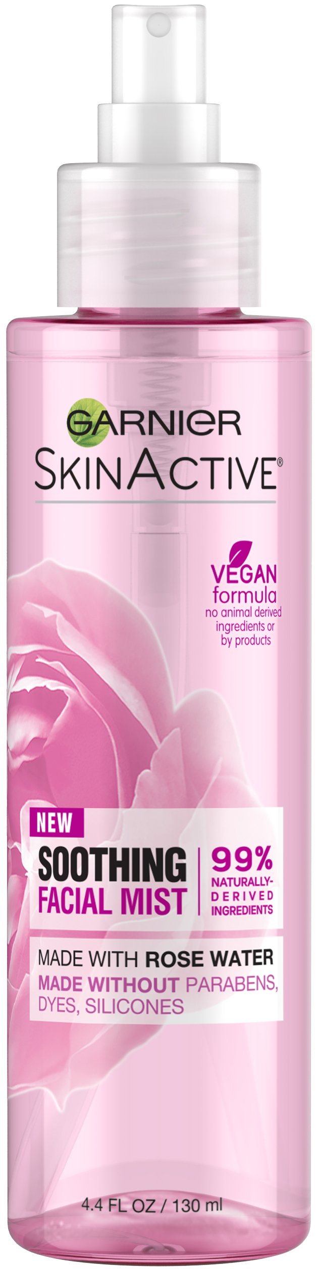 Garnier SkinActive Facial Mist Spray with Rose Water, 4.4 Fl Oz (130mL), 1 Count (Packaging May Vary) Beauty & Personal Care Garnier