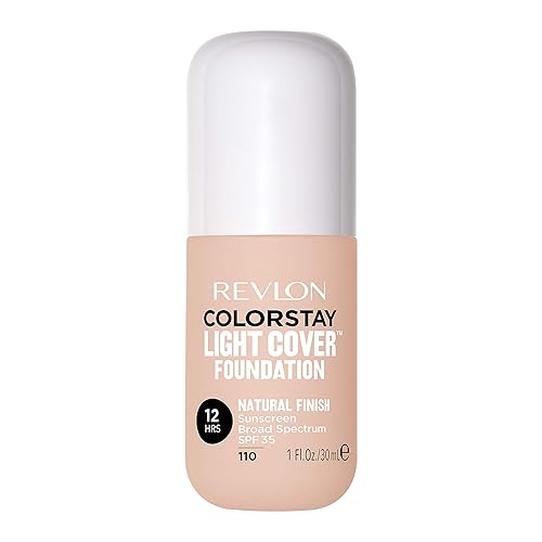 Revlon ColorStay Light Cover Liquid Foundation, Hydrating Longwear Weightless Makeup with SPF 35, Light-Medium Coverage for Blemish, Dark Spots Beauty & Personal Care REVLON
