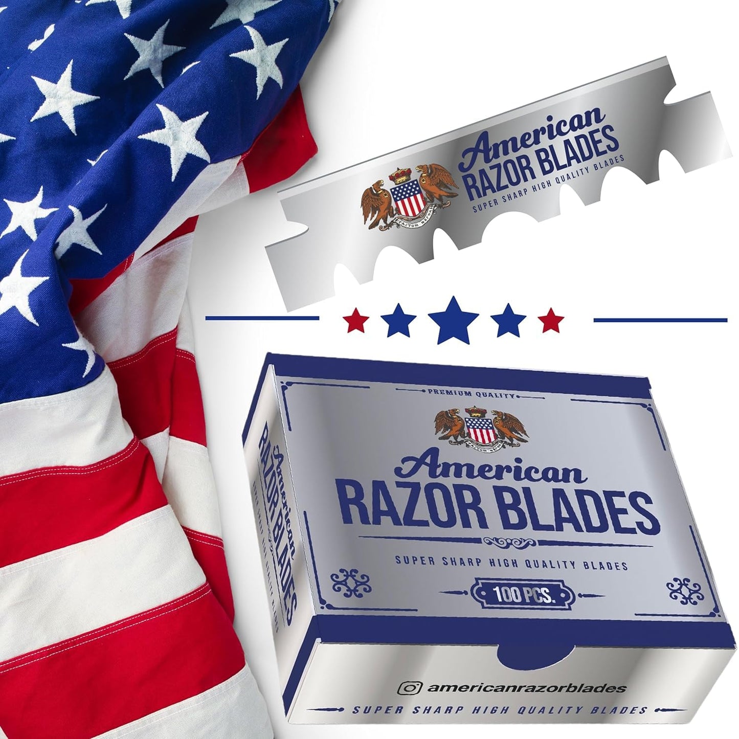 The Shave Factory Straight Edge Razor Kit - with Single Stainless Steel razors (Matte + American Razor) Beauty and Personal Care the shave factory