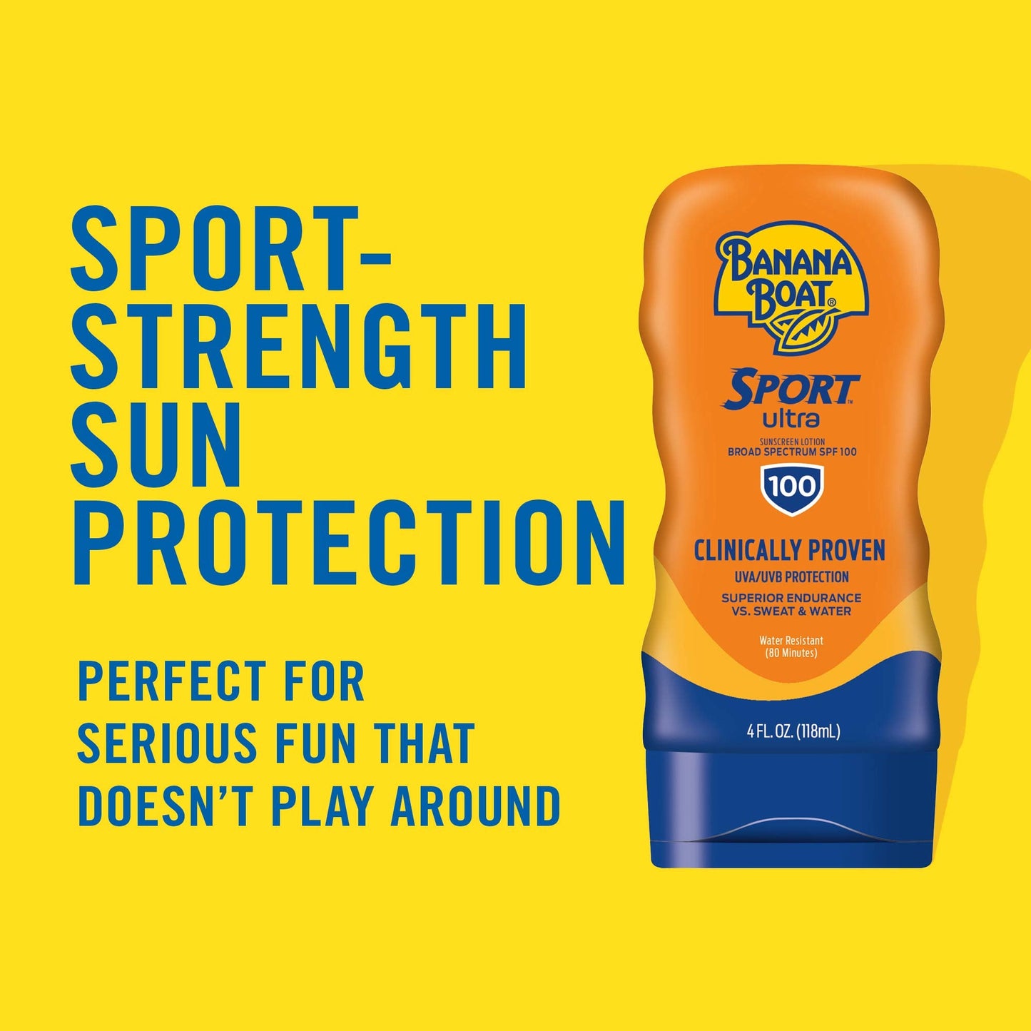 Banana Boat Sport Ultra SPF 100 Sunscreen Lotion, 4oz | Banana Boat Sunscreen Lotion SPF 100, 4oz each Twin Pack Beauty & Personal Care Banana Boat