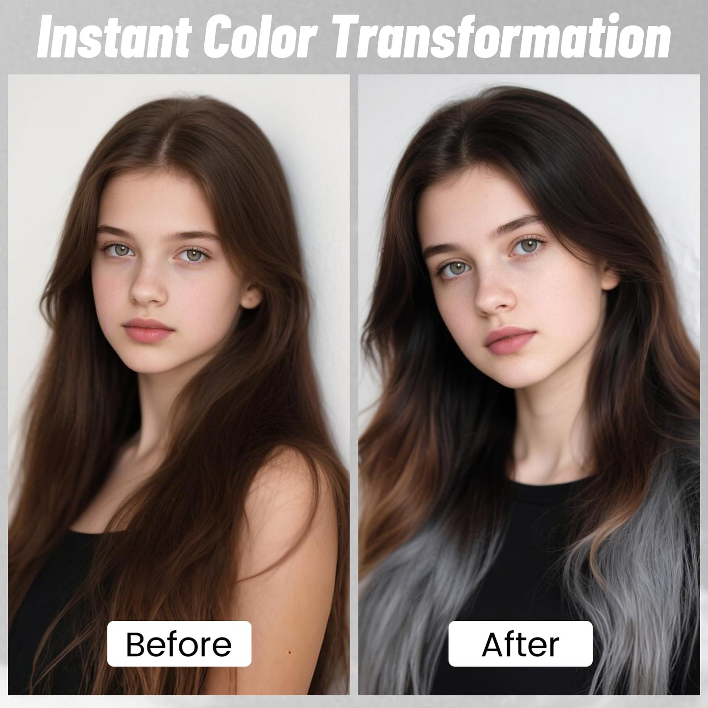 Silver Gray/Grey Hair Spray, Seaboll Temporary Hair Color Spray for Kids Women Men-4.06 oz-Safe Non Sticky Washable One Day Hair Dye Spray, for 100th Beauty & Personal Care Seaboll