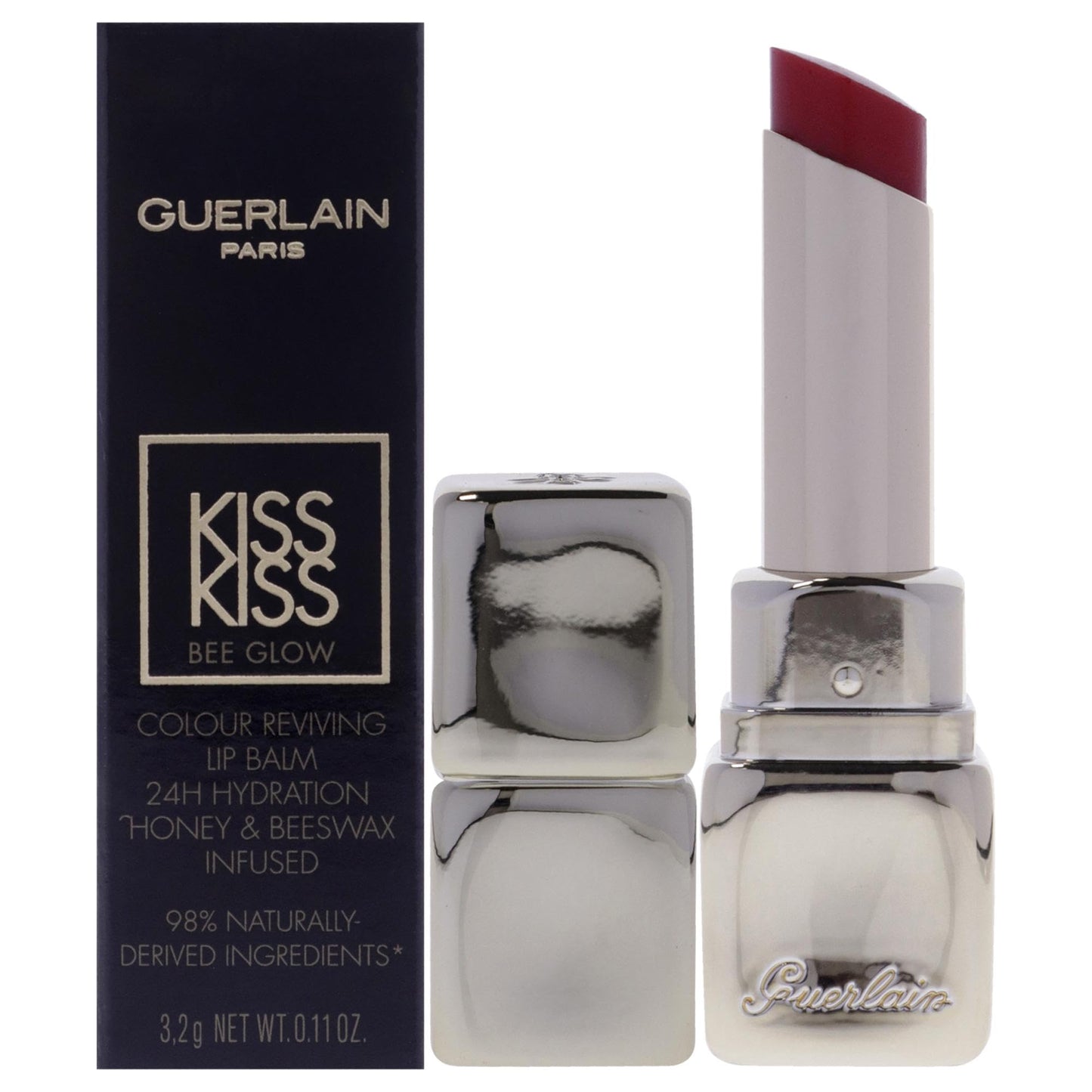 Kiss Kiss Bee Glow Lip Blam - 775 Poppy Glow by Guerlain for Women - 0.11 oz Lip Balm Beauty and Personal Care Guerlain