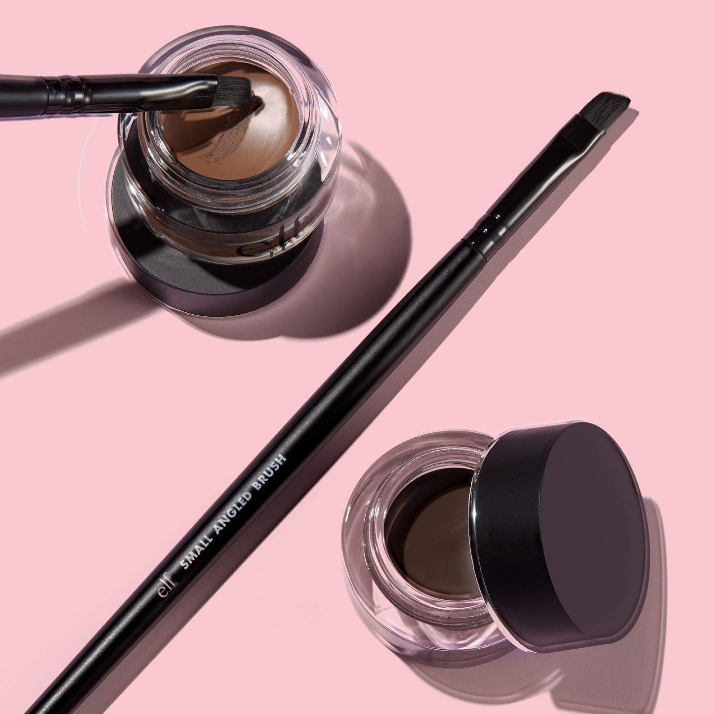e.l.f. Small Angled Brush, Creates Even, Thin & Straight Lines, Great For Applying Lip Color, Eyebrow Color & Eyeliner, Vegan & Cruelty-Free Beauty & Personal Care e.l.f.