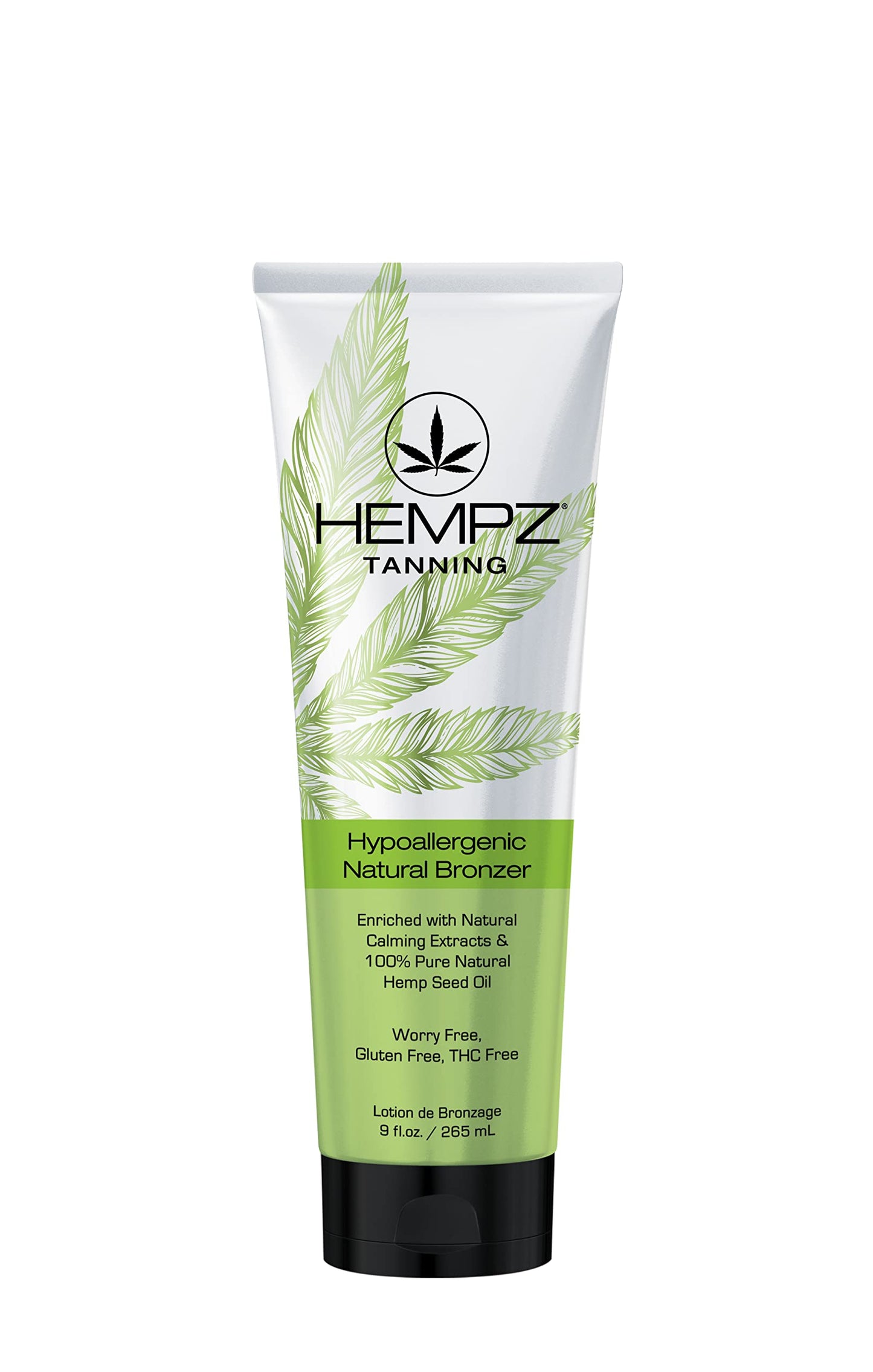 HEMPZ Hypoallergenic Natural Bronzer - Herbal Moisturizing Self Tanning Lotion for Tanning Beds, Beach, Sun 9 Fl OZ Beauty & Personal Care Hempz