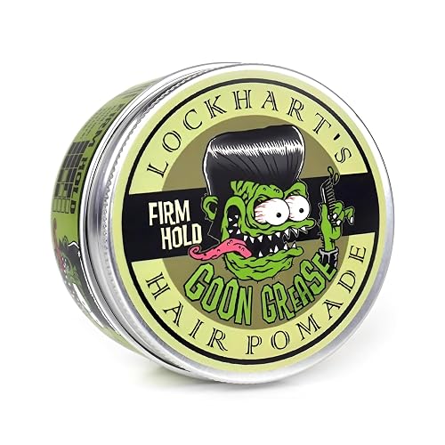 LOCKHART'S Hand Crafted Cinnamon Sandalwood Goon Grease Hair Pomade Heavy Hold 3.4 oz Beauty & Personal Care Lockhart's Authentic Grooming Co. LLC