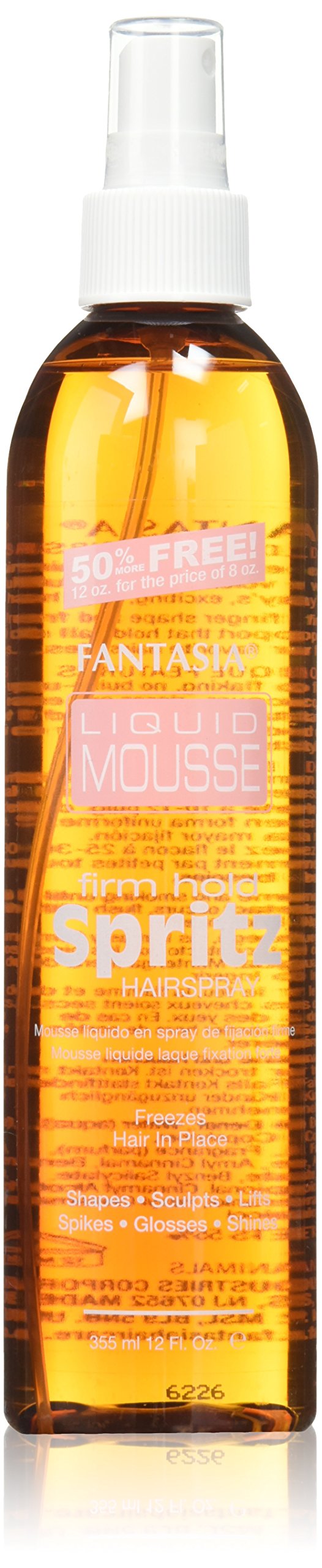 Fantasia Liquid Mousse Spritz Spray Firm Hold, 10 Fl Oz Beauty & Personal Care Fantasia