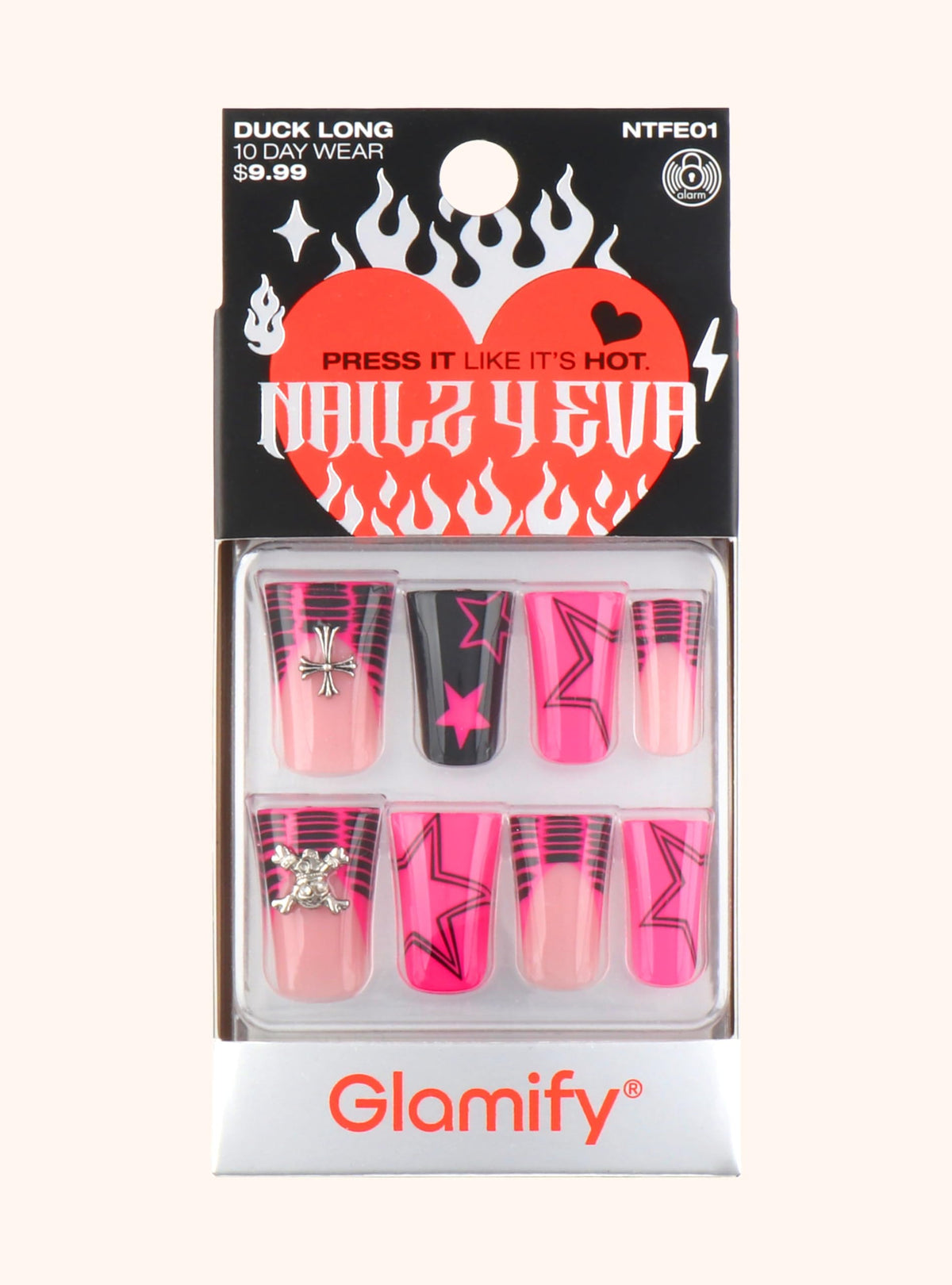 Absolute New York Square Medium Glamify Y2K Press On Nails