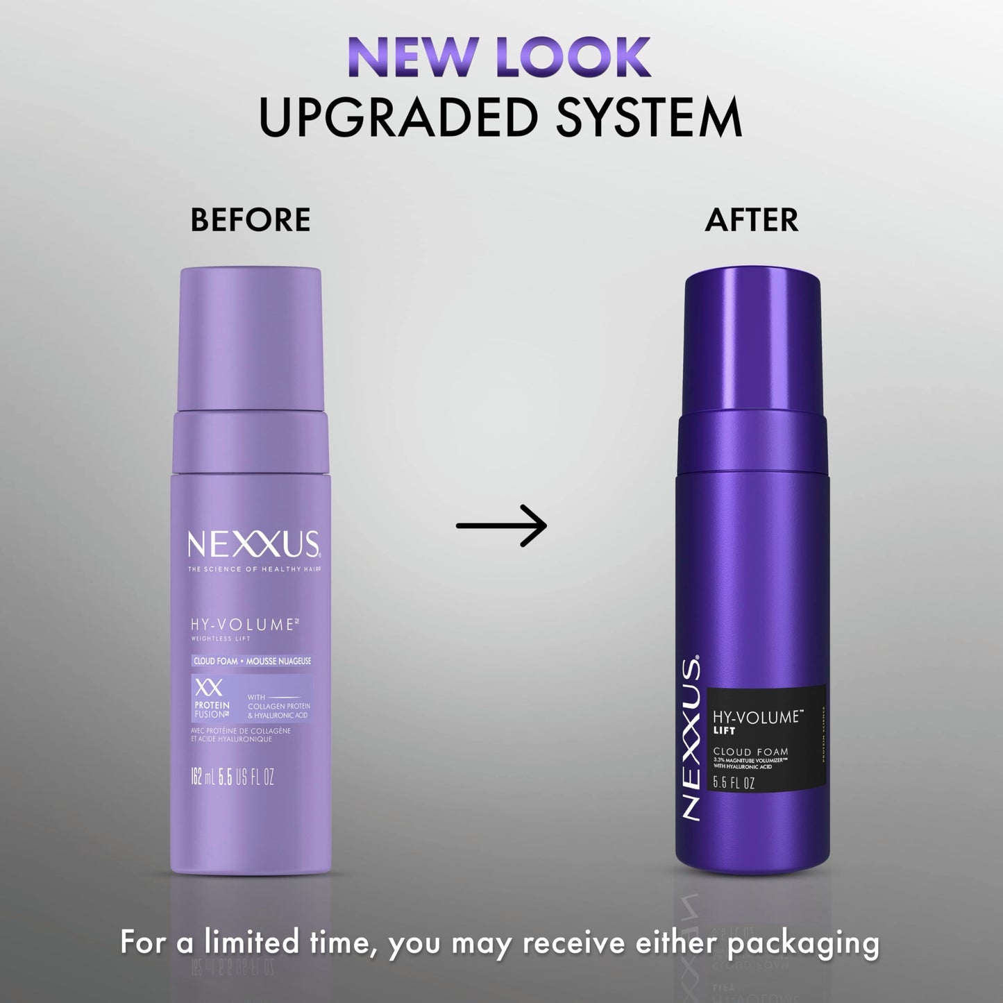 Nexxus Hy-Volume Cloud Foam Hair Foam for Lift and Volume For Flat & Limp Hair Hair Styling Foam Powered by Magnitube Volumizer Technology Beauty & Personal Care Nexxus