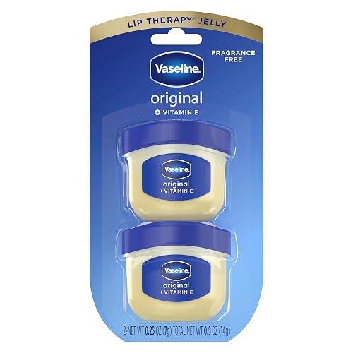 Vaseline Lip Therapy 2 Pack Original Mini For Dry, Chapped Lips Hydrating Lip Balm 0.5 oz Beauty & Personal Care Vaseline