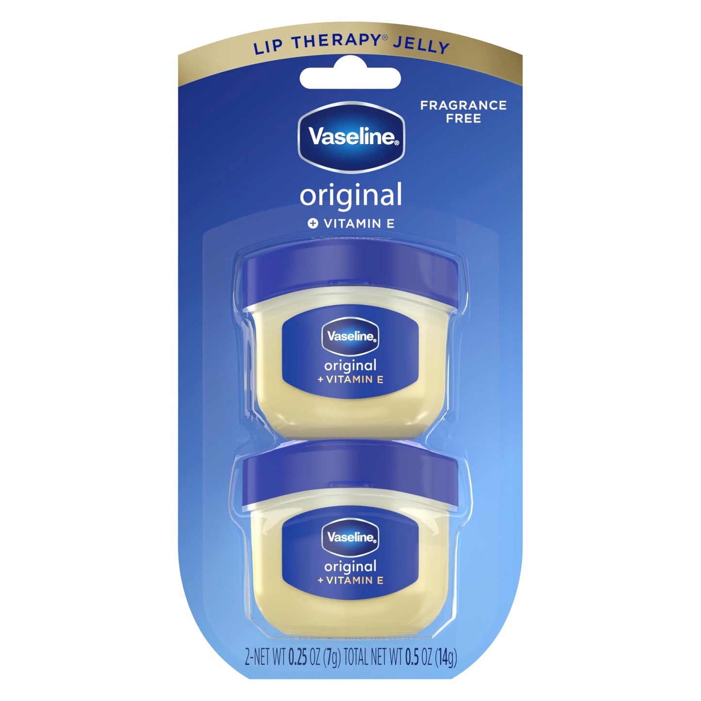 Vaseline Lip Therapy 2 Pack Original Mini For Dry, Chapped Lips Hydrating Lip Balm 0.5 oz Beauty & Personal Care Vaseline