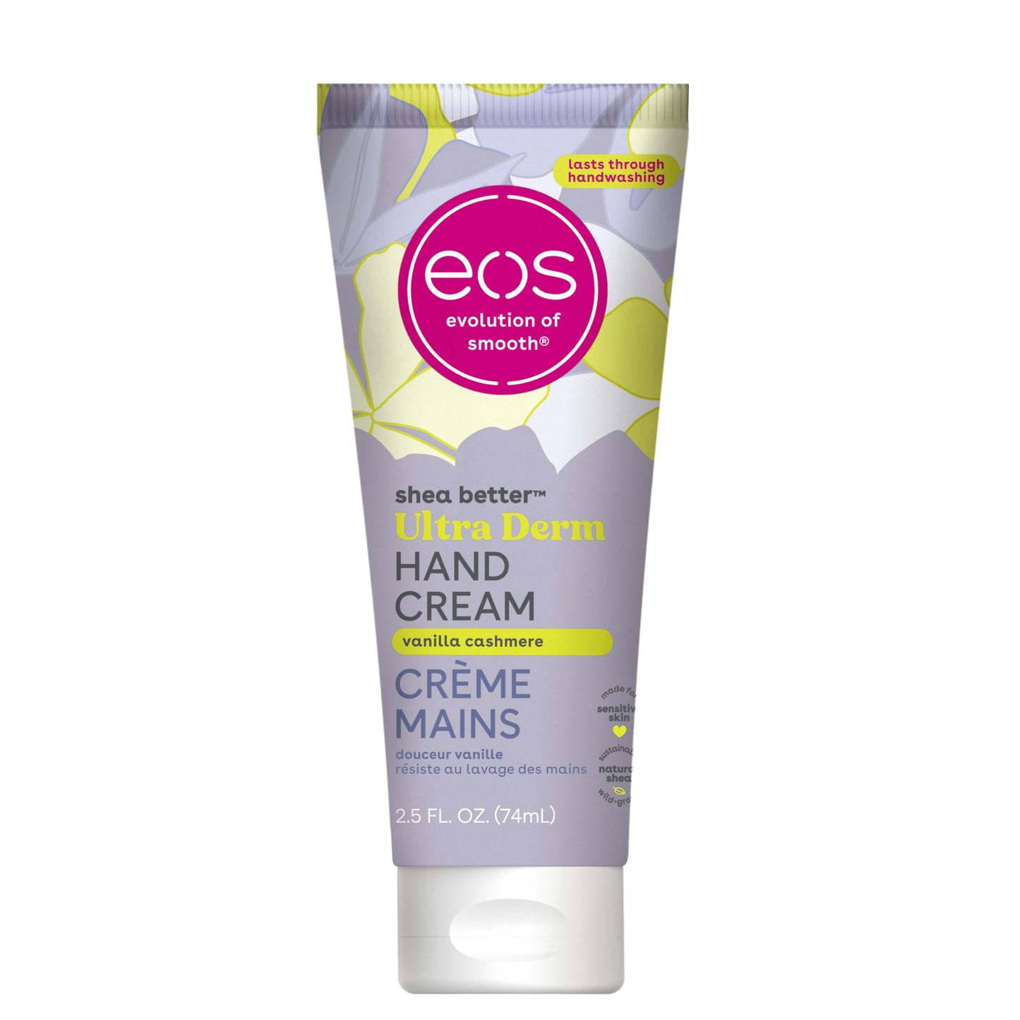 eos Shea Better Hand Cream - Vanilla Cashmere Hand Lotion | Instant Hydration + Lasting Protection | 2.5 oz Beauty and Personal Care eos Default Title