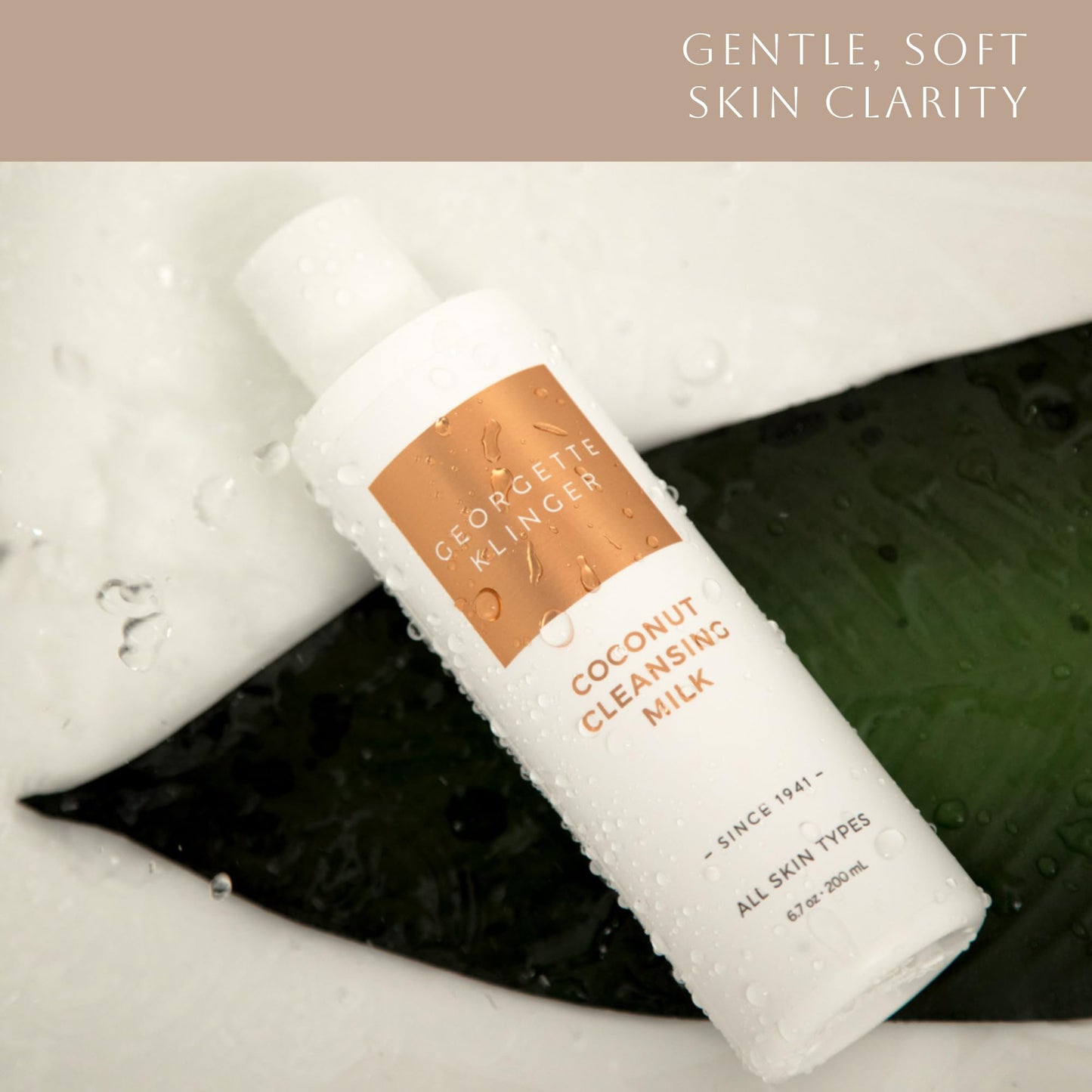 Georgette Klinger Coconut Cleansing Milk - Natural Face Wash for Women, Gentle Makeup Remover That Restores Moisture with Nutrient-Rich Coconut Oil Beauty & Personal Care Georgette Klinger