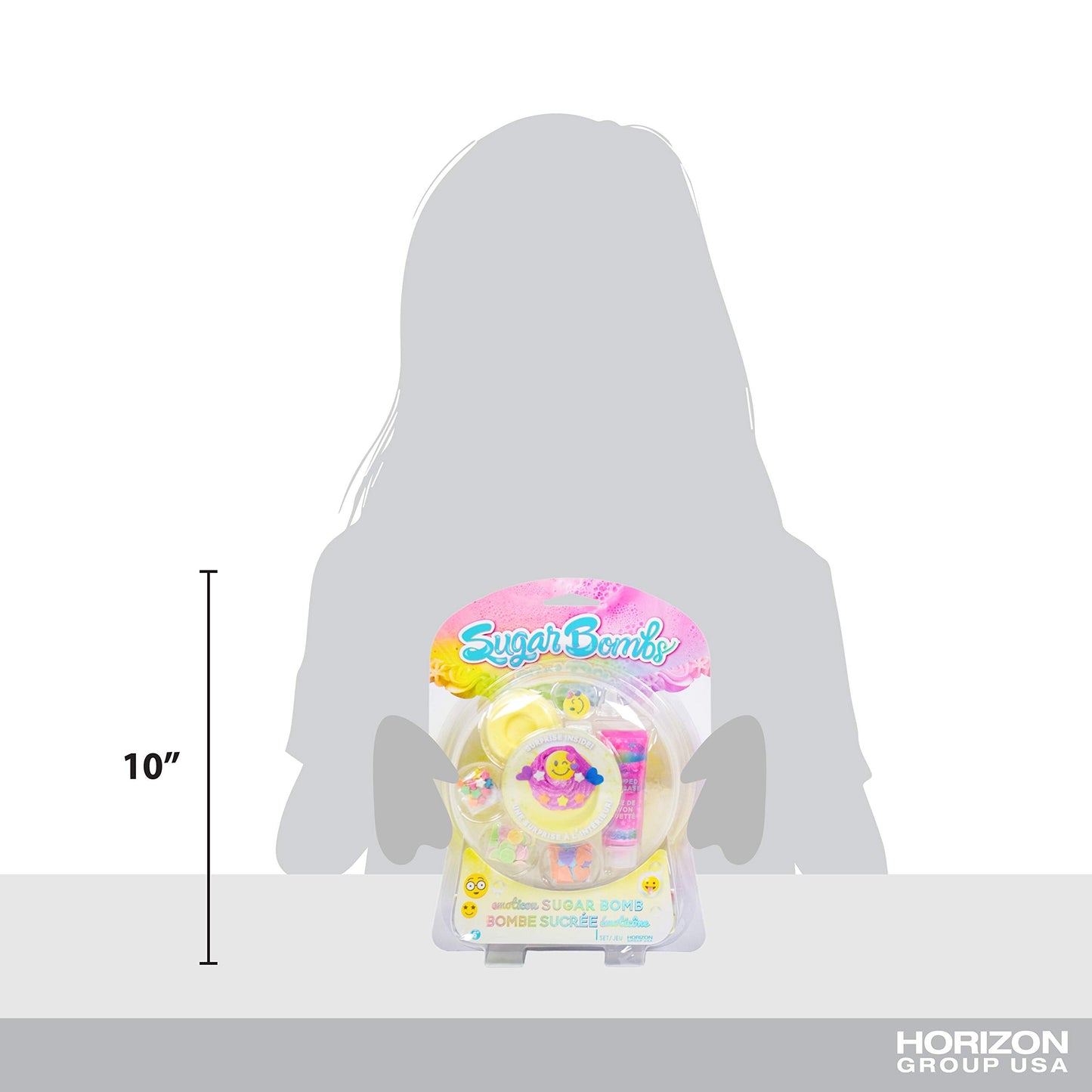 Sugar Bombs by Horizon Group USA, Design & Decorate Your Own Emoticon Themed Fizzing Bomb. Fizz In Bowl to Revel Hidden Surprise Gift. Embellish… Beauty & Personal Care Sugar Bombs