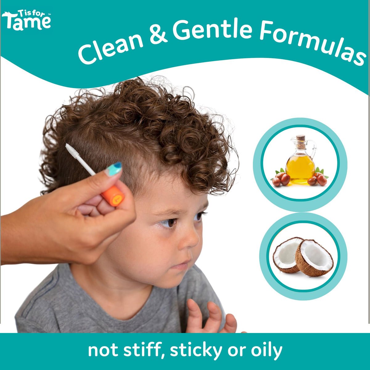 T is for Tame Hair Taming Cream Wand for Frizz, Flyaways & Bedhead