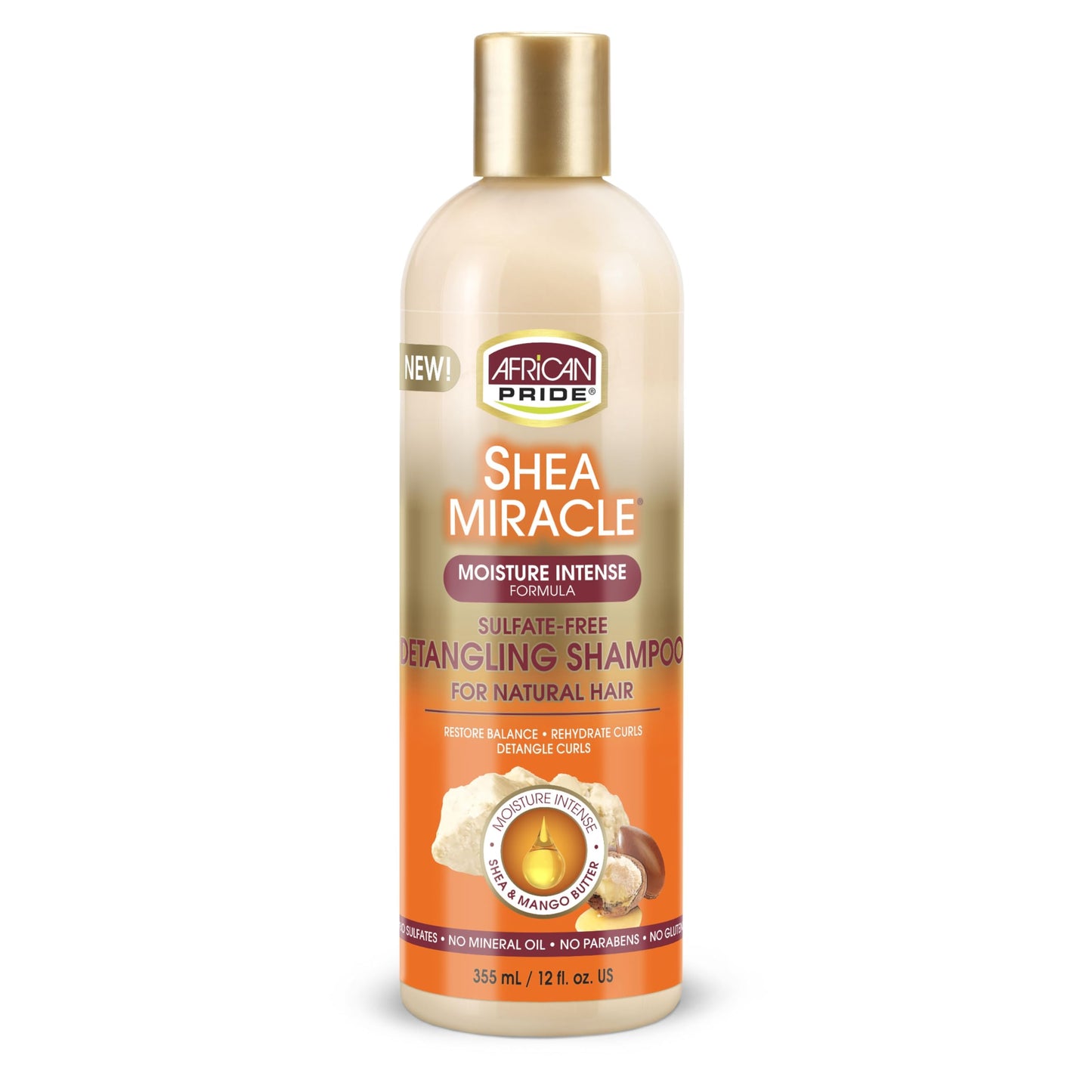 African Pride Shea Butter Miracle Detangling Shampoo, 12 Ounce Beauty & Personal Care African Pride