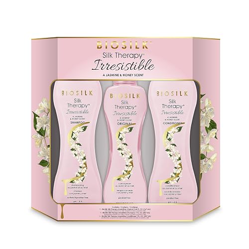 BioSilk Irresistible Trio Kit, Shampoo, Conditioner & Reconstructing Treatment, Sulfate, Paraben & Cruelty-Free, 7 Oz + 7 Oz + 5.64 Oz (3 Products) Beauty & Personal Care BioSilk