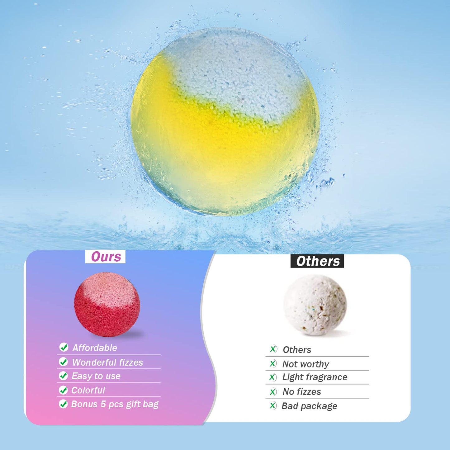 30 Pcs Bath Bomb Gift Set, Natural Organic Mini Bath Bombs, Handmade with Rich Fizz - Birthday Gift for Kids/Women/Men, Mother's Day, Ideal Gift Beauty and Personal Care PickMora