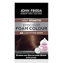 John Frieda Precision Foam Colour, Light Natural Brown 6N, Full-Coverage Hair Color Kit, Anti-Fade Gray Coverage, Deep Color Saturation Hair Dye, 1 Beauty & Personal Care John Frieda
