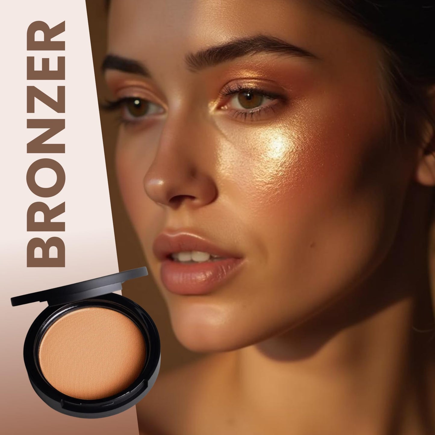 POISE Makeup Mineral Pressed Bronzer | Earth Mineral-based with Soft Iridescent Pigment For A Perfect Sun-kissed Glow Beauty & Personal Care POISE INT'L BEVERLY HILLS