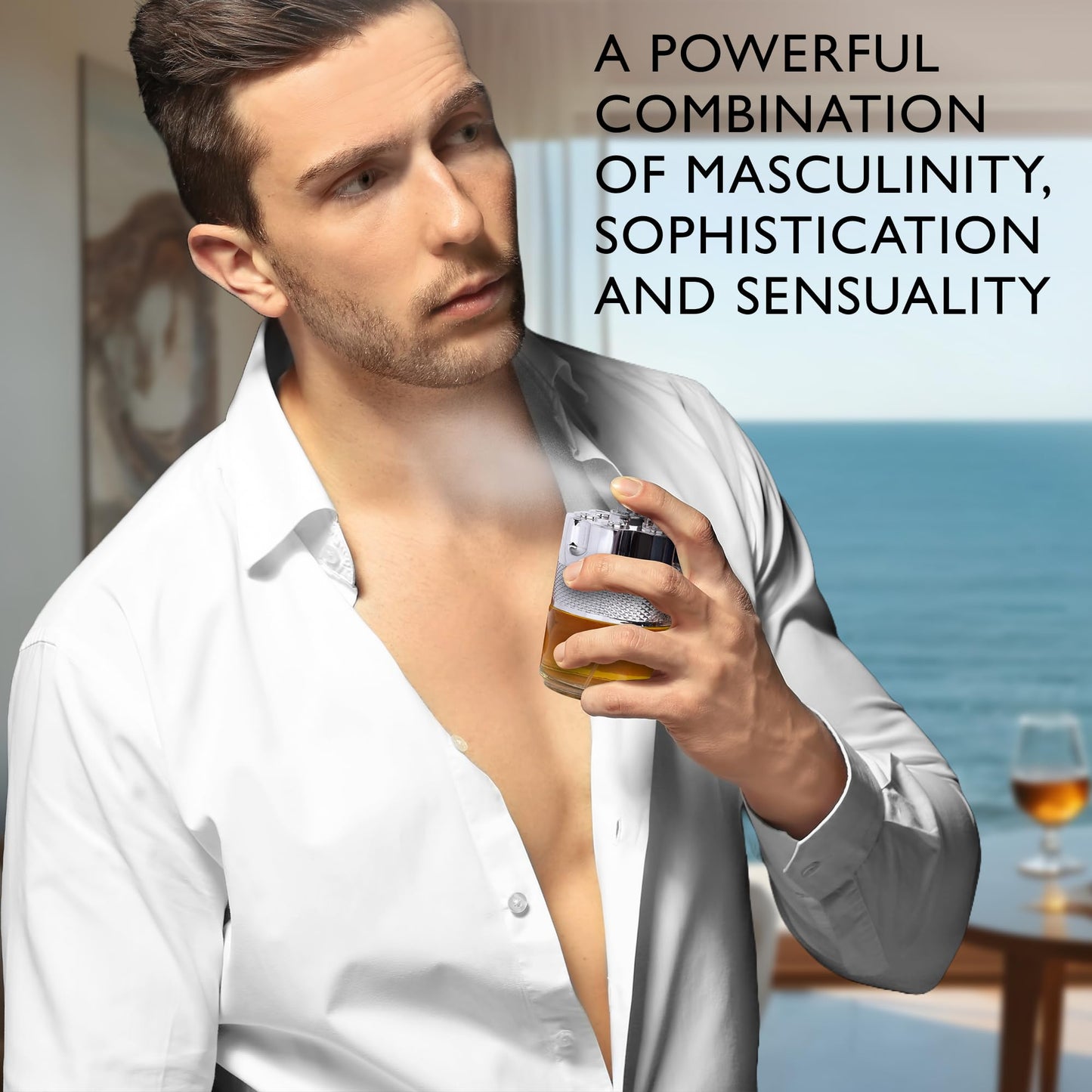 Azura Noir for Men Eau De Parfum - Woody Spicy Fragrance - Long-Lasting Cologne Choice For Daily Wear - Top Notes of Lemon, Nigerien Ginger Beauty & Personal Care URBAN COLLECTION