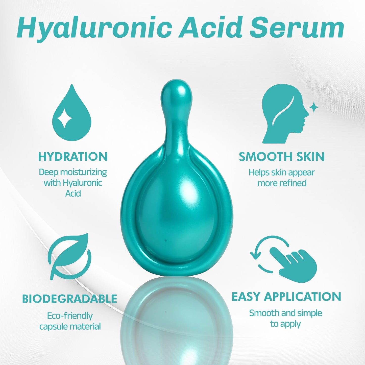 b.pure Hydration, Brightening, and Oil Control Facial Serum Kit | Hyaluronic Acid & Niacinamide Concentrated Capsules | 40-Count Beauty & Personal Care b.pure